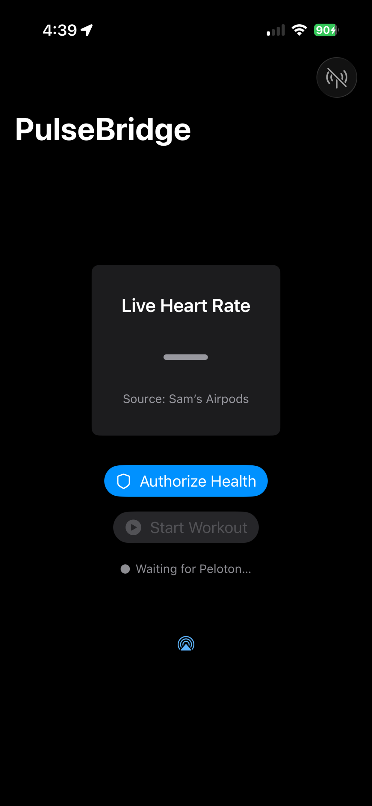 Authorize Apple Health